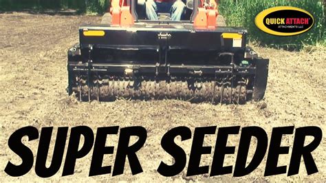 grass seeder for skid steer|spreader attachment for skid steer.